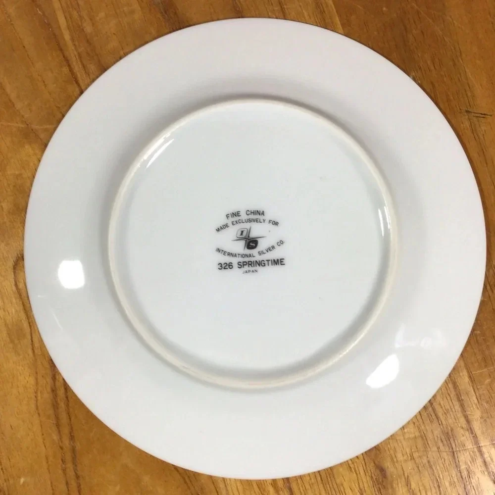 International Silver Company 326 Springtime Bread & Butter Plates - Set of 6